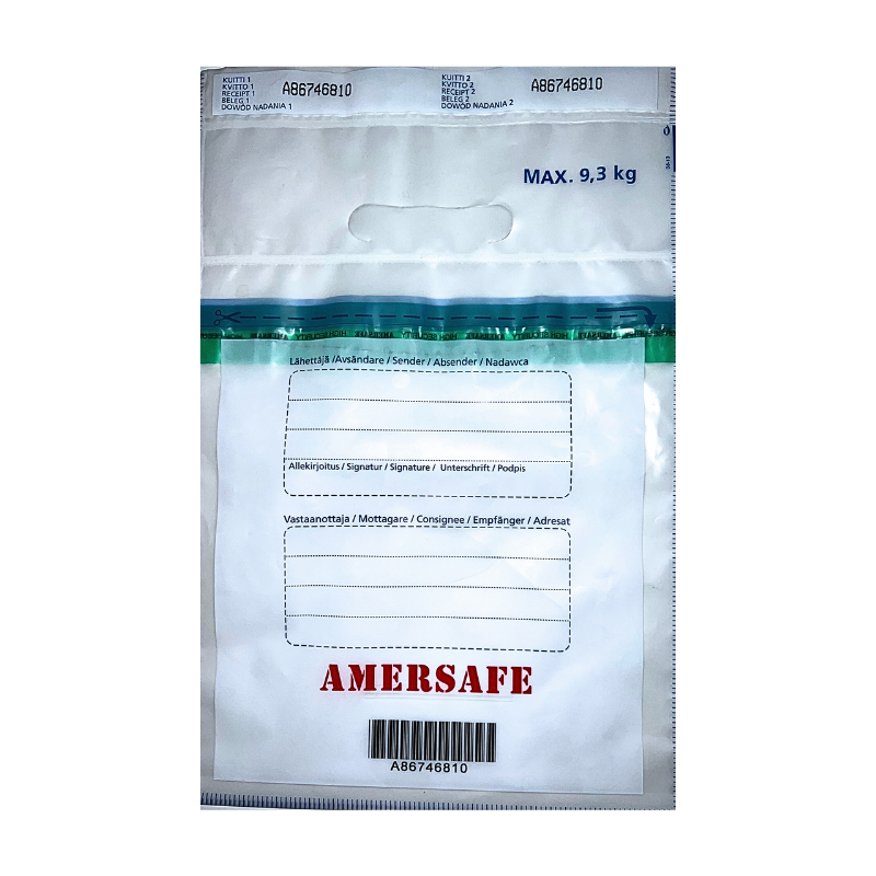 Universāli Drošības maisiņi AMERSAFE  (270 x 290 mm, izturība 9,3 kg) 