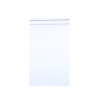 Aizveramie maisiņi 8x12cm ar zip-lock un apaļu caurumu augšdaļā