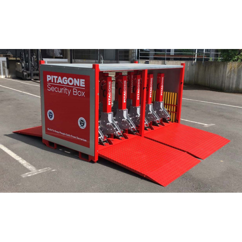 PITAGONE F11 Mobilās Drošības Barjeras, Bolardi
