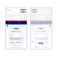 Orfix drošības aploksnes nesaskaitītām monētām - 195x280+80+30mm