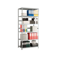 Metāla noliktavu plaukts MS Standart 185/4/600